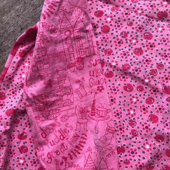 Naartjie Rain Drops Top Fair Pink Buttons Girls 6 - Picture 7 of 8